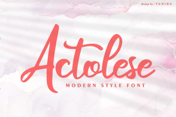 Actolese Font: Elegant Handwritten Style