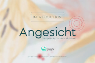 Angesicht Font for Business Branding