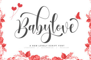 Babylove Font: Whimsical Design for Digital Campaigns