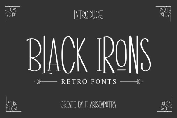 Black Irons: A Sleek Font for Business Branding