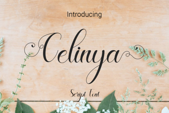 Celinya: A Handwritten Font for Elegant Design