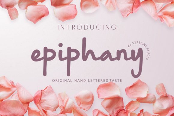 Epiphany Font for Creative Campaigns