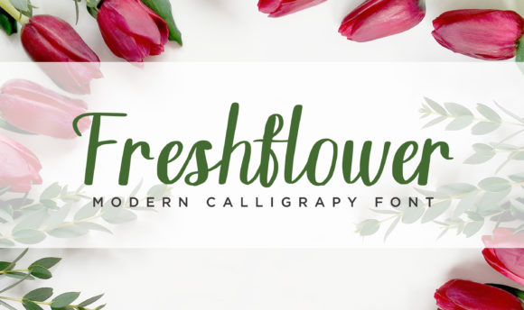 Freshflower Font for Creative Campaigns