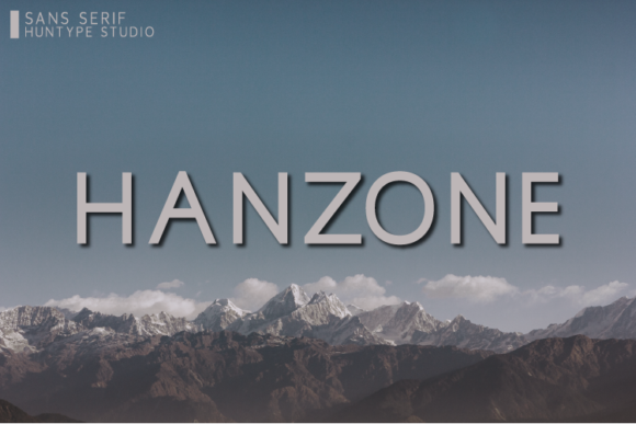 Hanzone: A Bold Sans Serif for Branding