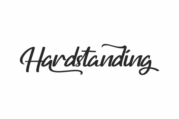 Hardstanding Font for Elegant Design