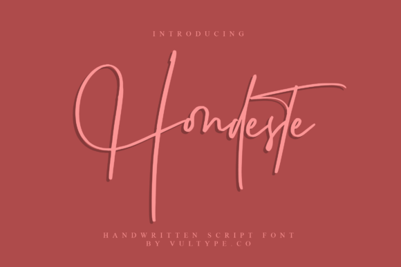 Hondeste Font for Elegant Design