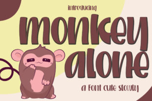 Monkey Alone Font Review