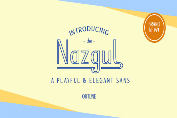 Nazgul Outline Font