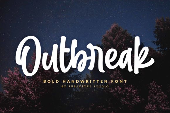 Outbreak Font for Creative Campaigns