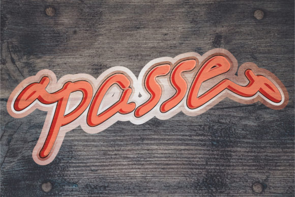 Passe: A Handwritten Font for Creative Projects