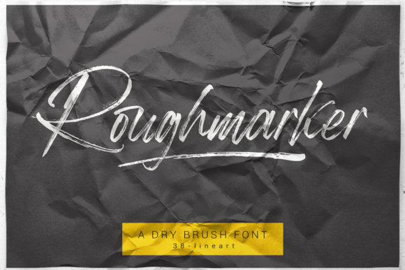 Roughmarker Font for Creative Projects