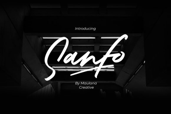 Sanfo Font: Stylish Handwritten Design