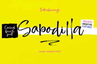 Sapodilla Font for Creative Makers
