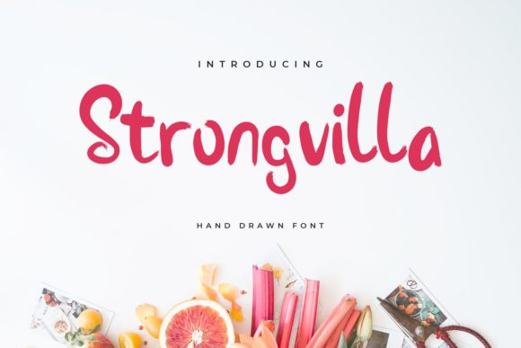 Strongvilla Font for Business Branding