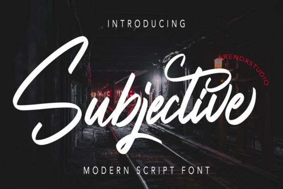Subjective Font for Creative Projects