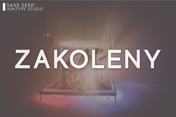 Zakoleny Font for Creative Makers